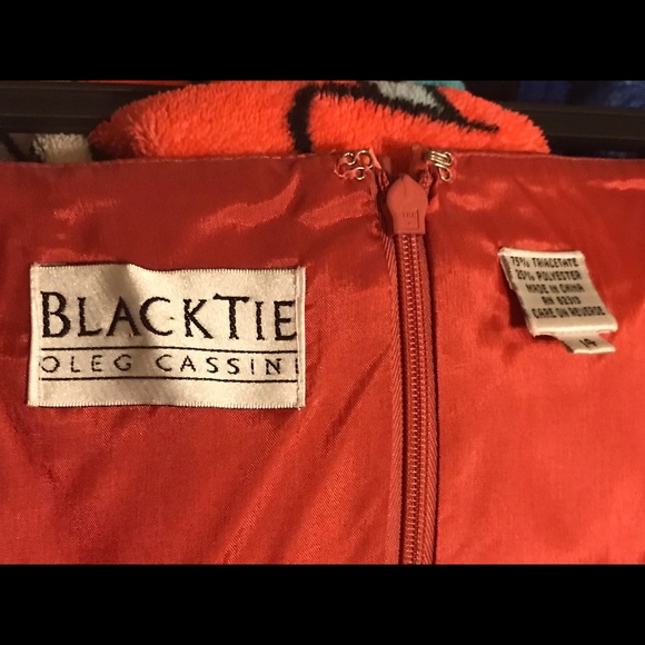 NWT BLACK TIE by Oleg Cassini MAUVE DRESS - Picture 4 of 5